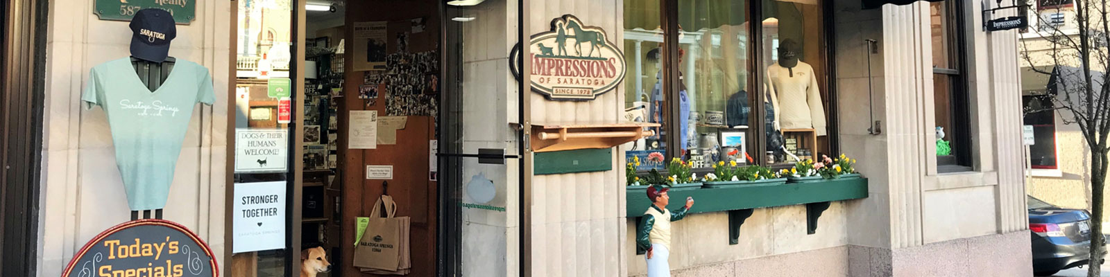 Impressions of Saratoga storefront