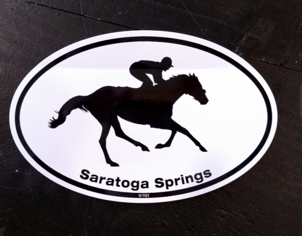Saratoga Racer Euro Sticker