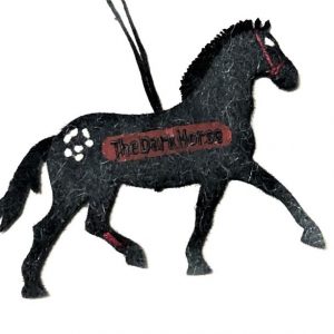 Wool Dark Horse Ornament