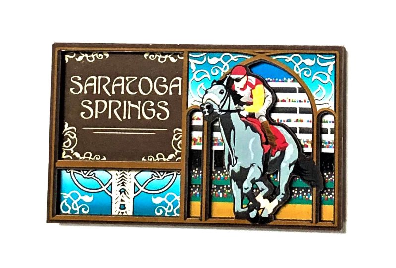 Rectangle Grey Racer Magnet Impressions Of Saratoga