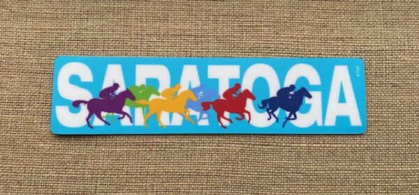 Rectangle Blue Saratoga Magnet