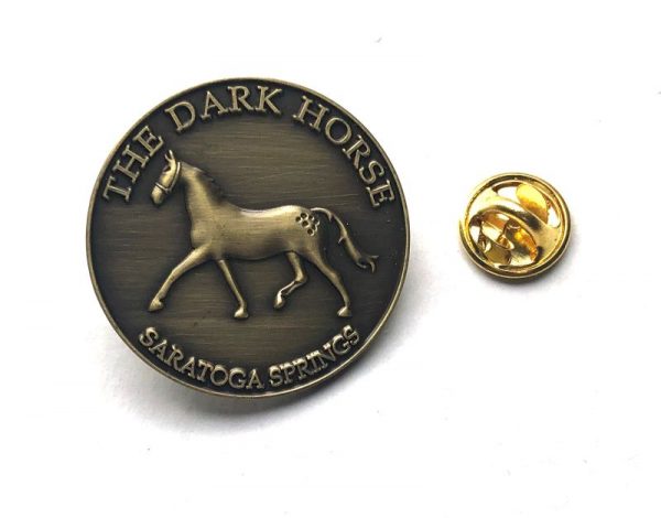 Dark Horse Antique Bronze Pin