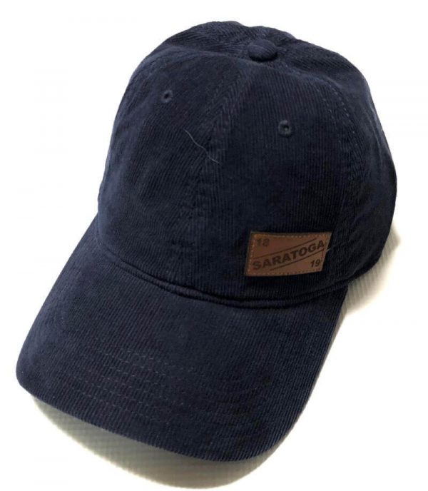 Corduroy Leather Patch Cap - Image 2
