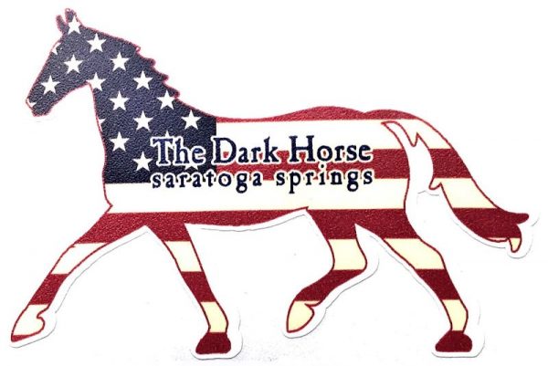 Dark Horse Flag Silhouette Sticker
