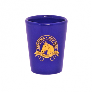 Health History & Horses - Cobalt Shot Glass