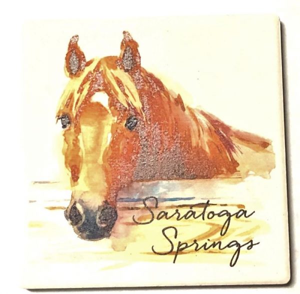 Sweet Horse Watercolor Coaster