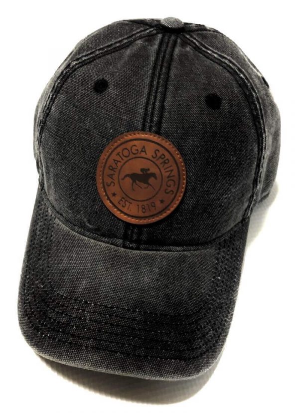 Leather Patch Canvas Cap - Image 3