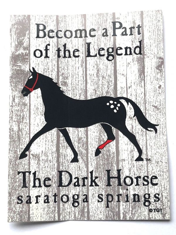 Barn Board Legend Dark Horse Sticker