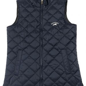 navy blue quilted vest