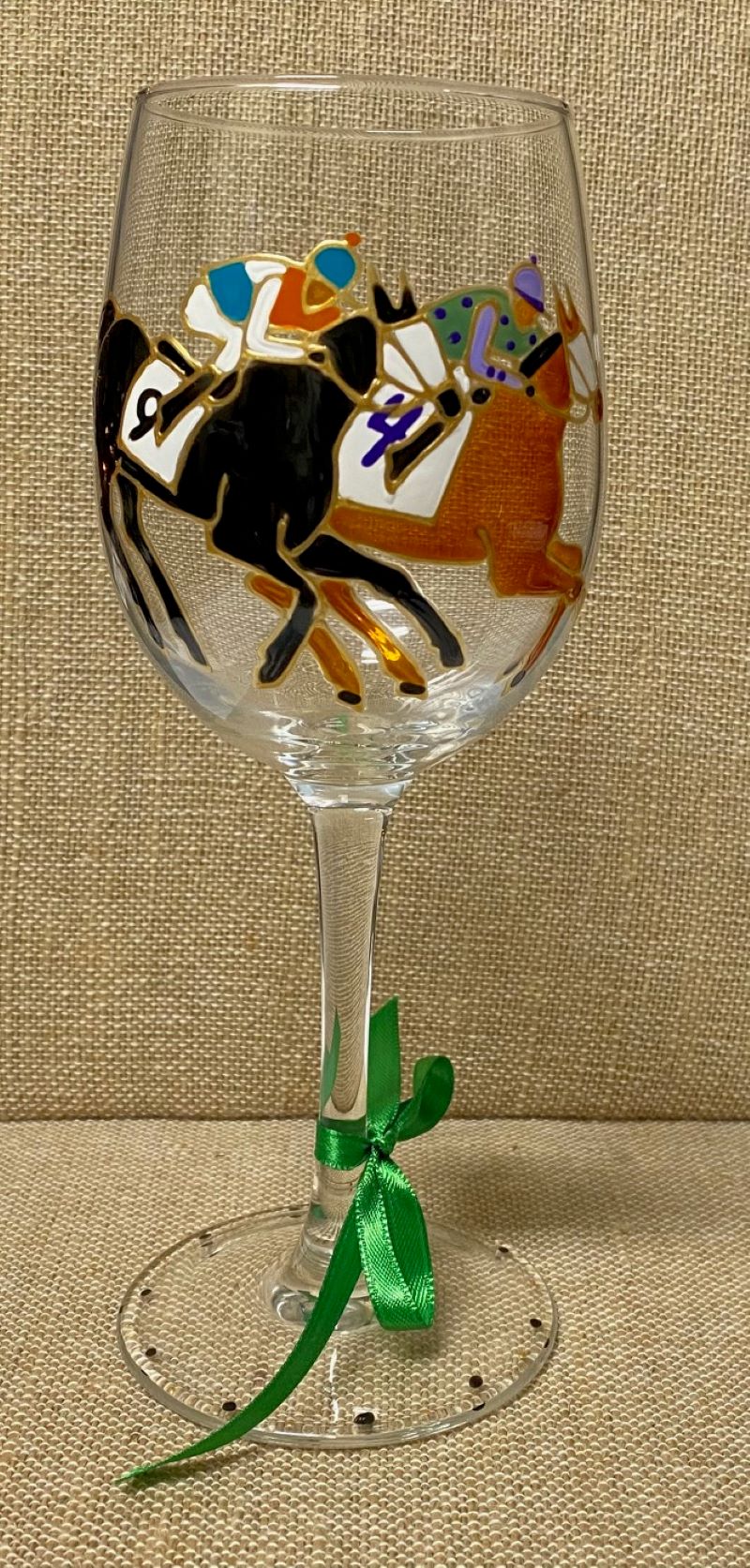 Hand painted best sale glasses
