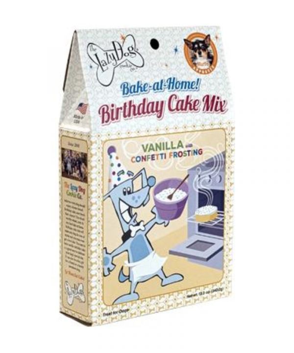 Vanilla Birthday Cake Mix w/Sprinkles & Frosting Mix for Dogs