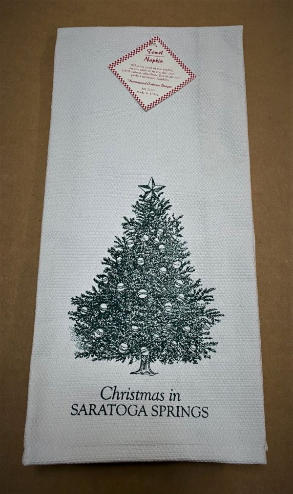 Christmas in Saratoga Springs Towel