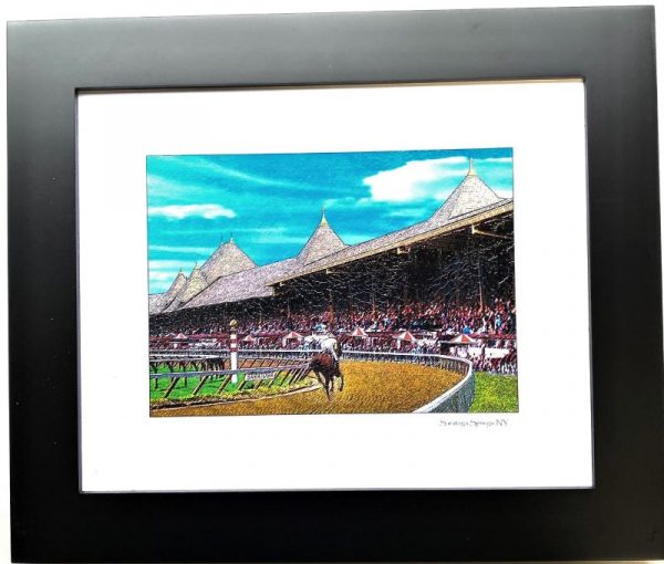 Saratoga Grandstand Horizontal Print