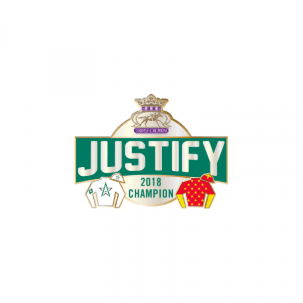 Justify Triple Crown Champion Pin