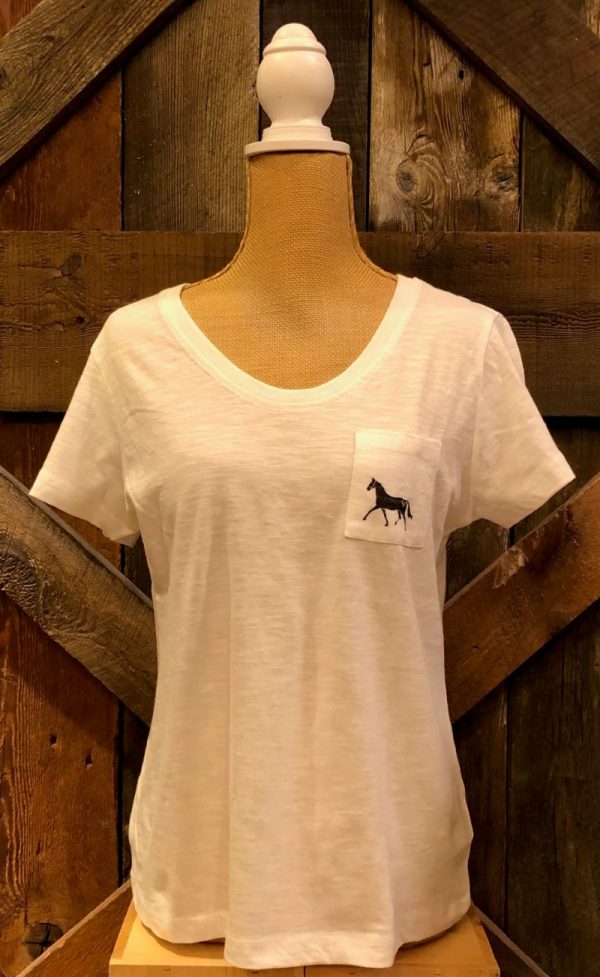 Dark Horse Ladies Pocket Tee