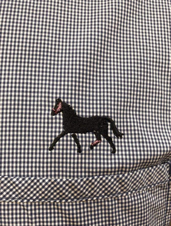 Dark Horse Mini Check Button Down Shirt - Image 6