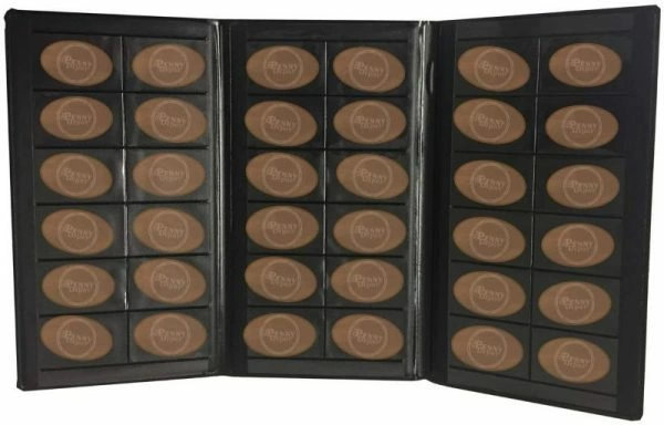 MUDOR Pressed Penny Collecting Book, Souvenir Penny Book Holds 380 Coins,  Pressed Penny Holder Fits Elongated Stretched Pennies,Quarters or Nickels