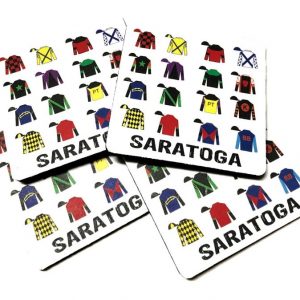 Saratoga Silks Coaster Set