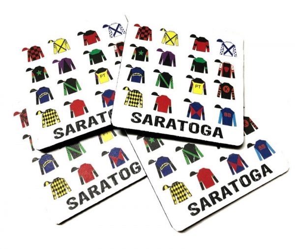 Saratoga Silks Coaster Set