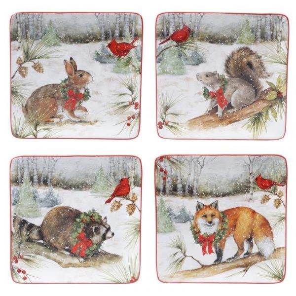 Woodland Animals Dessert/Salad Plate - Image 2