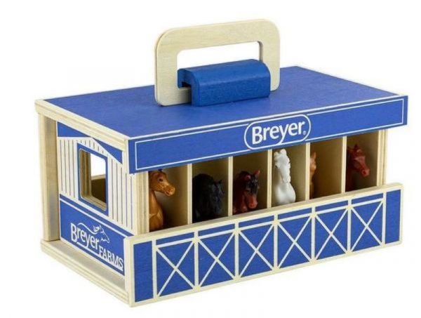 Breyer Farms Wood Stable Horse Playset