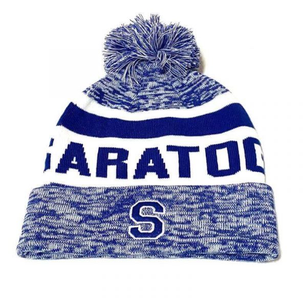 Saratoga Blue Streaks Knit Hat