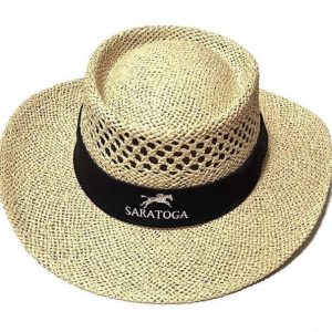 Gambler Straw Saratoga Hat