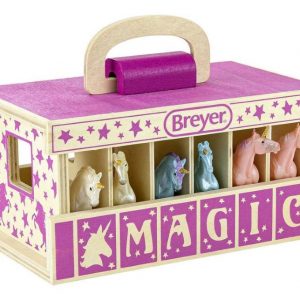 Breyer Farms Wood Stable Unicorn Playset