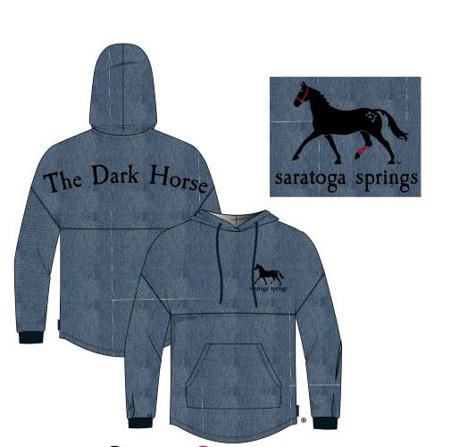 Dark Horse Hooded Denim Spirit Jersey Impressions of Saratoga