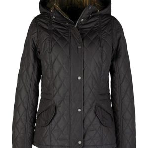 Barbour Quilted Black Jacket with Hood