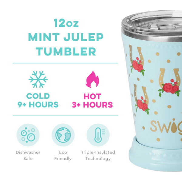 Run For the Roses Mint Julep Tumbler 12oz - Image 2