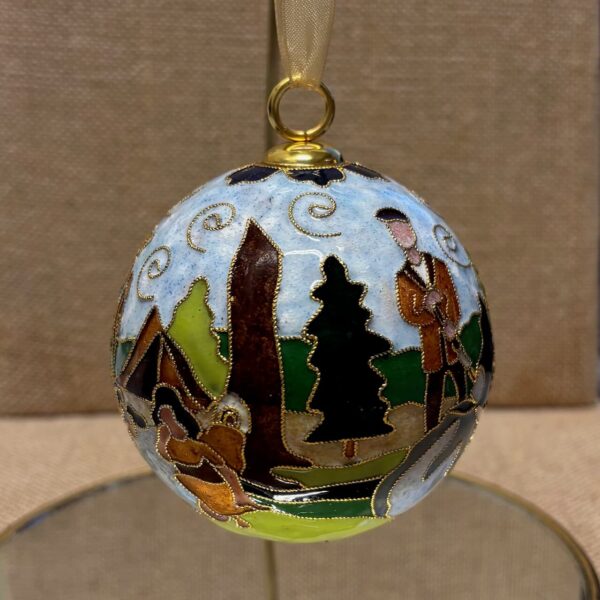 2025 Waters 24KK Cloisonne Ornament - Image 2