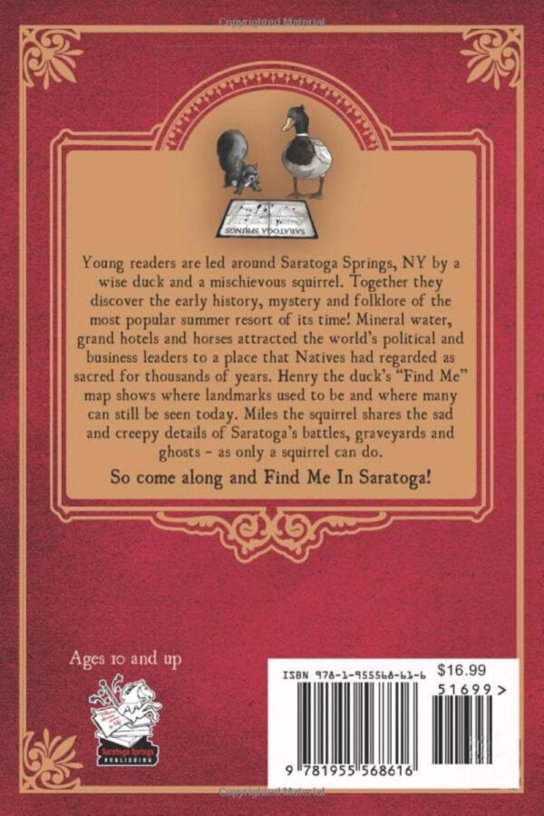 Find Me In Saratoga (Softcover) - Image 2