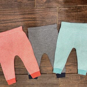 Knit Baby Mini Stripped Pants